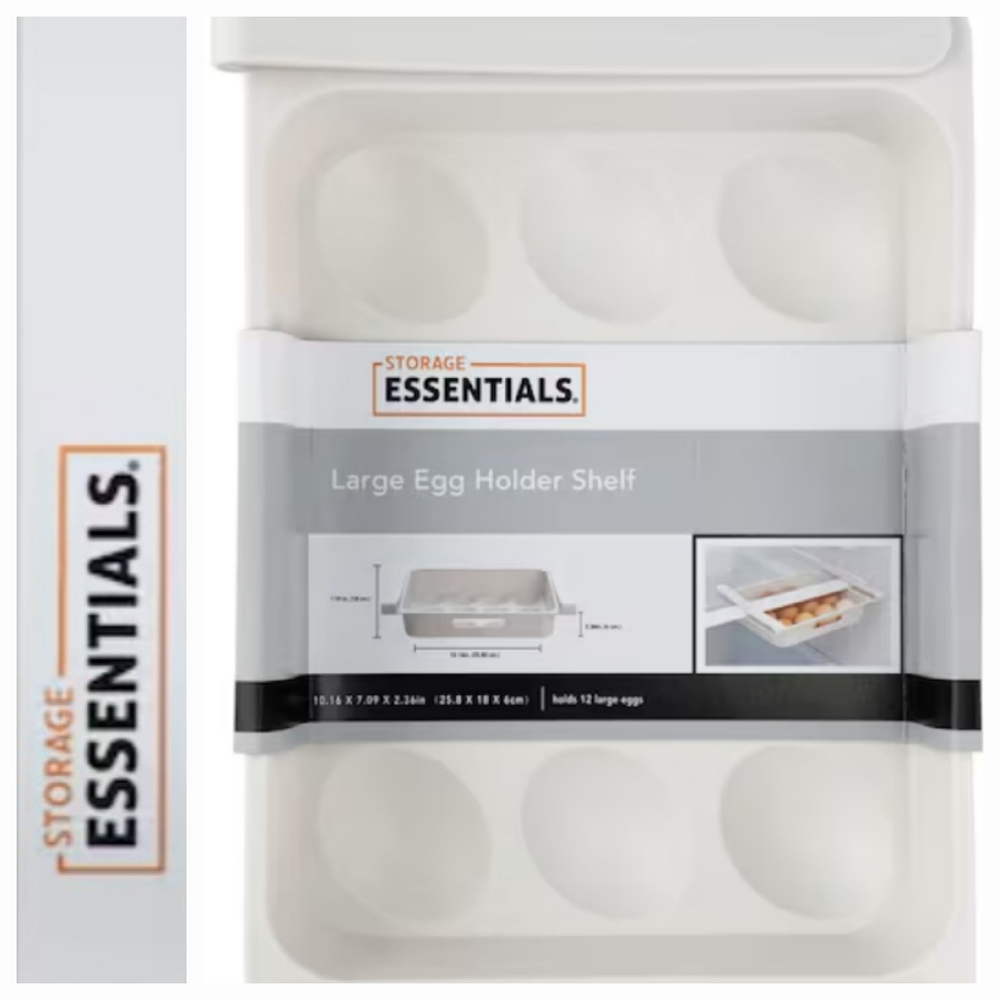Storage Essentials Large 12 Egg Holder Shelf